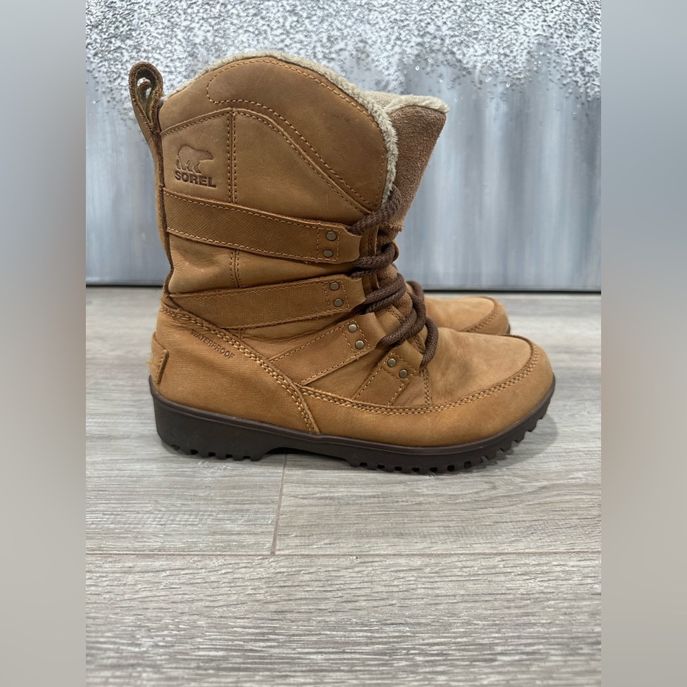 SOREL Women’s Meadow Lace Premium Snow Boot Soze 7 - Picture 4 of 10